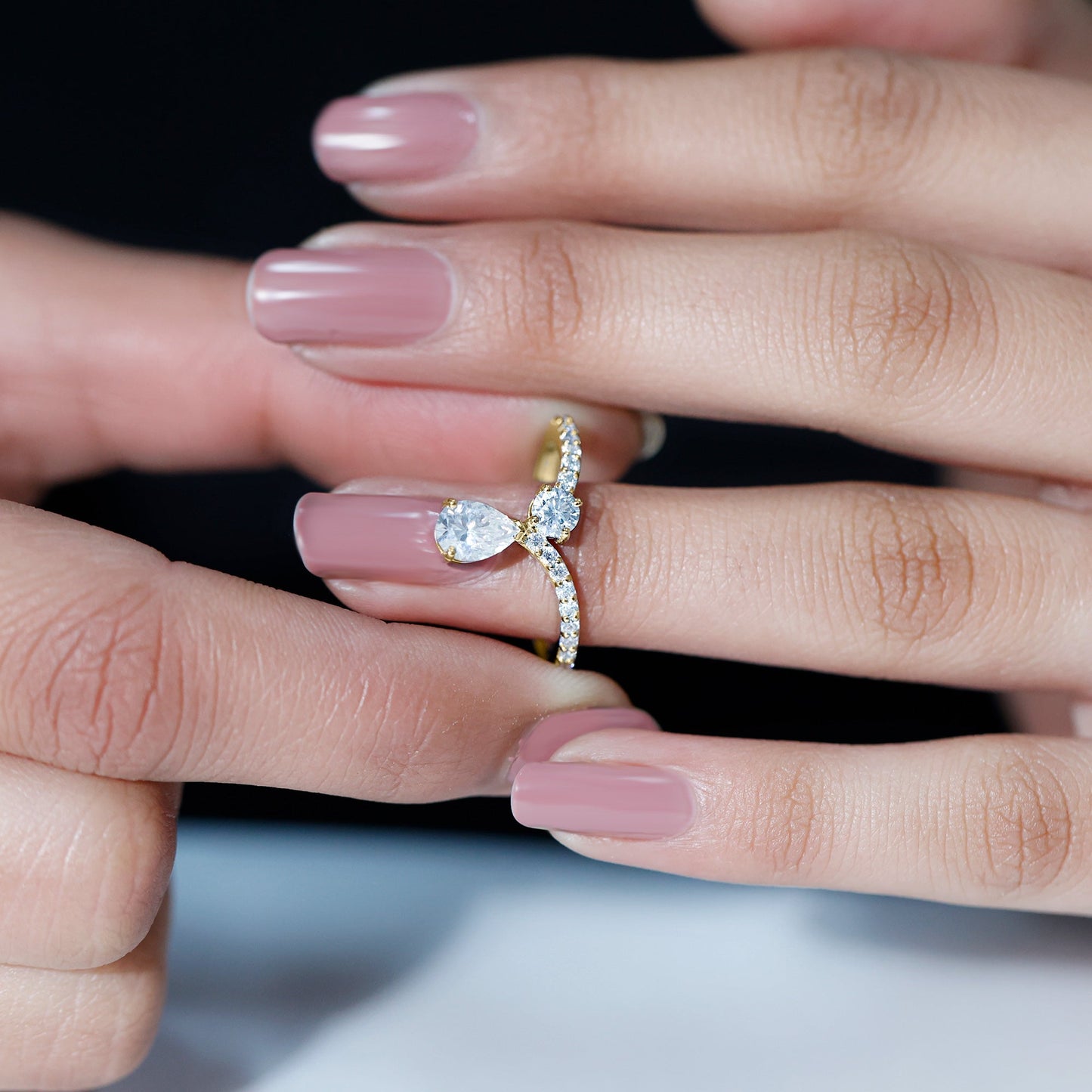 Designer Lab Grown Diamond Engagement Ring