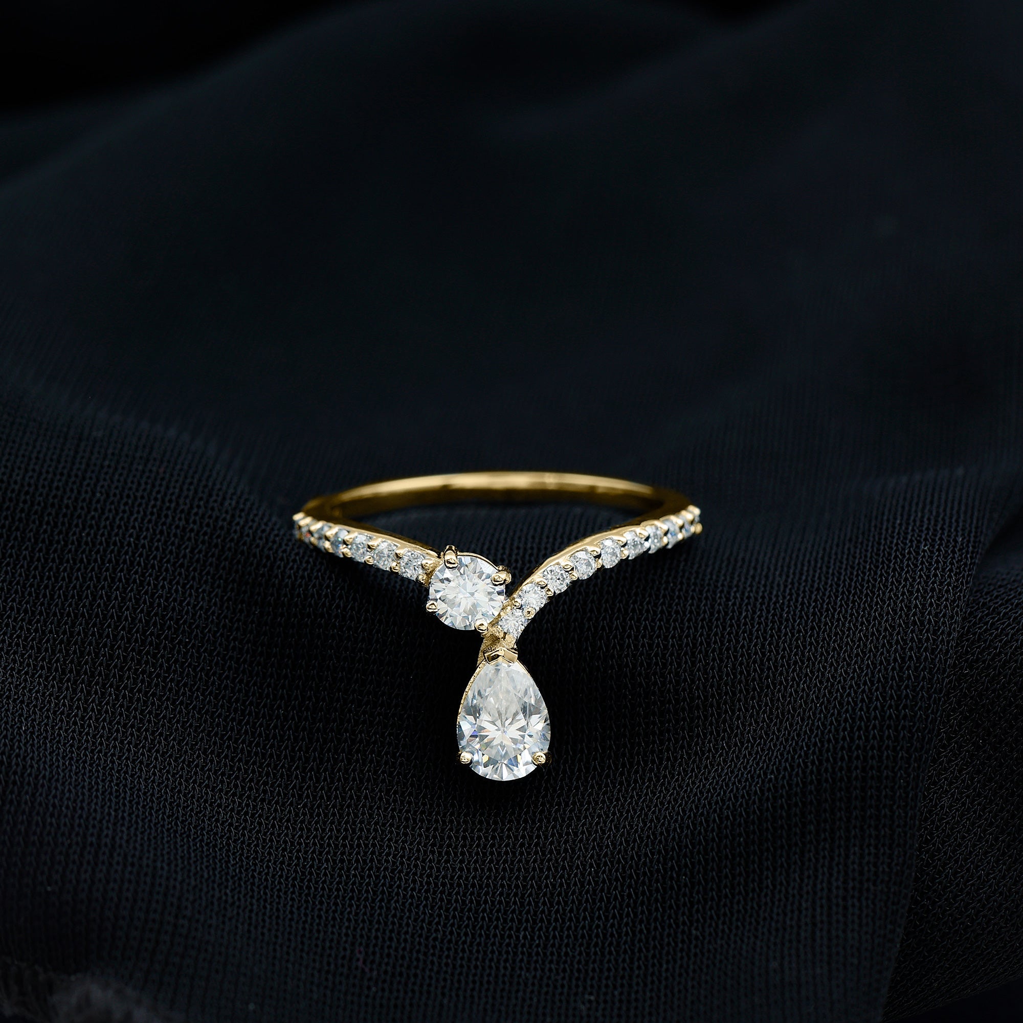 Designer Lab Grown Diamond Engagement Ring