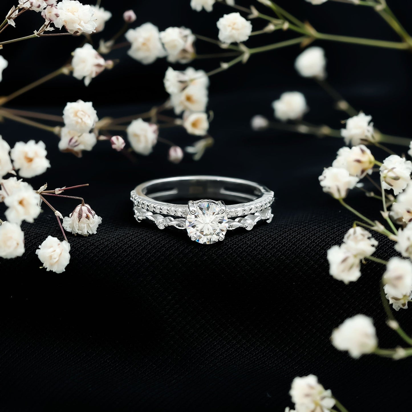 Brilliant Cut Lab Grown Diamond Designer Engagement Ring