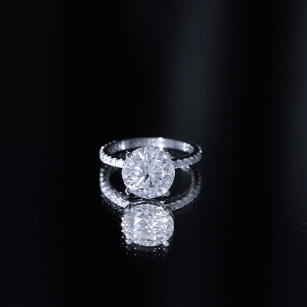 4 Carat Lab Grown Diamond Engagement Ring