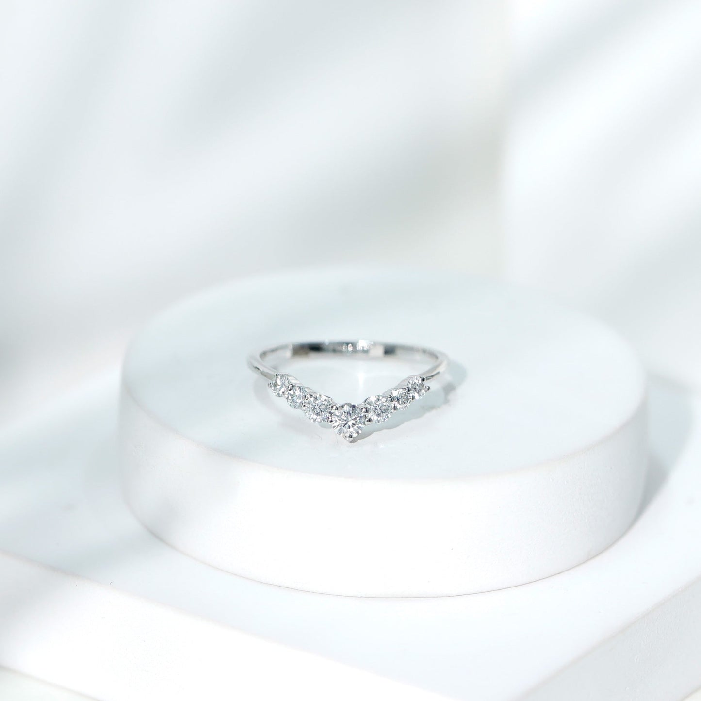 Certified Brilliant Cut Lab Grown Diamond Wedding Band Enhancer