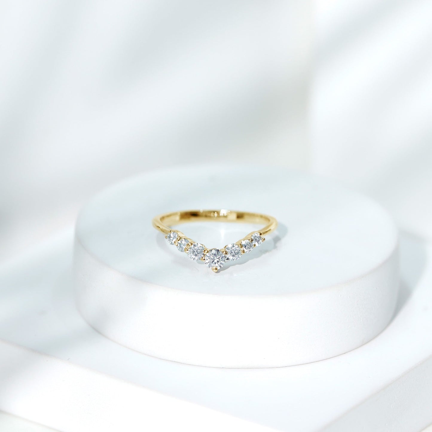 Certified Brilliant Cut Lab Grown Diamond Wedding Band Enhancer