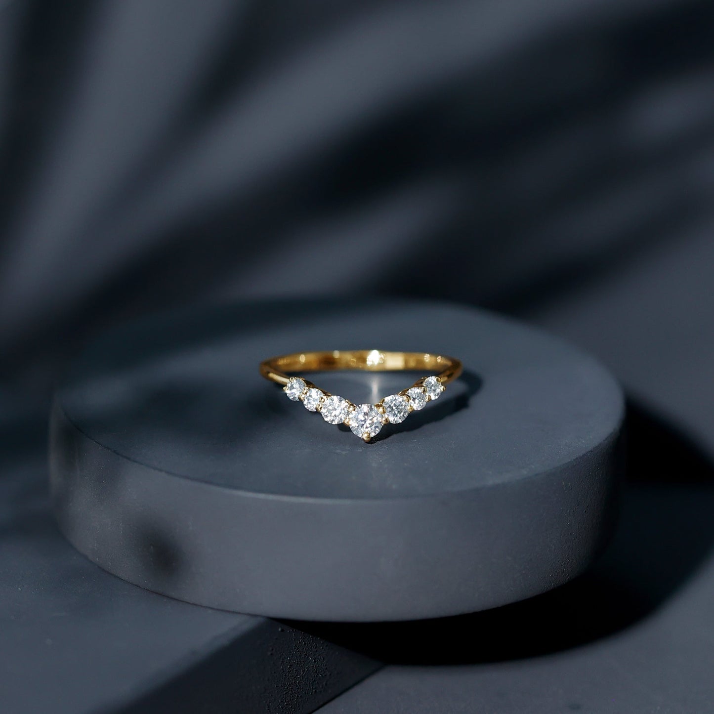 Certified Brilliant Cut Lab Grown Diamond Wedding Band Enhancer