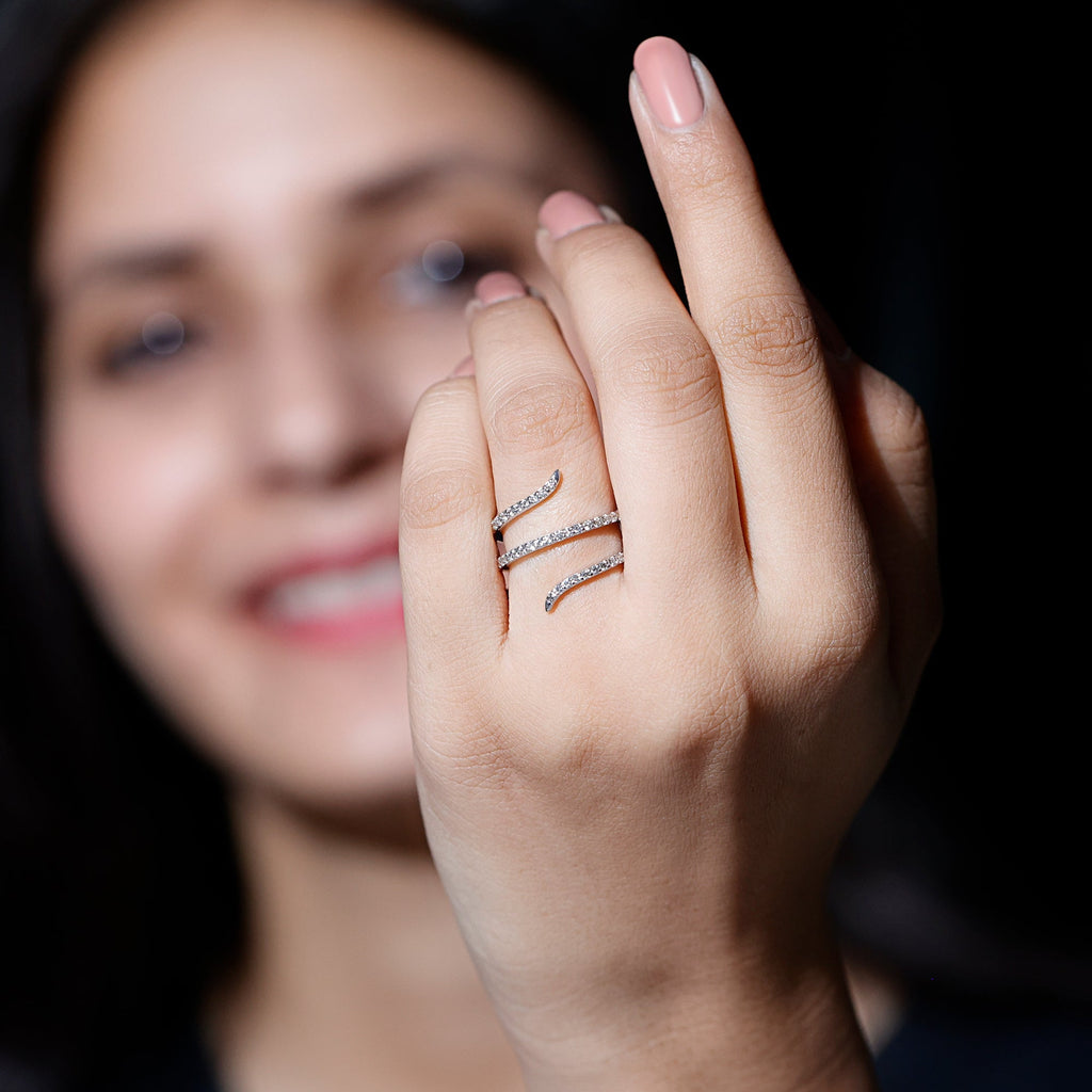 Certified Lab Grown Diamond Cocktail Ring For Women