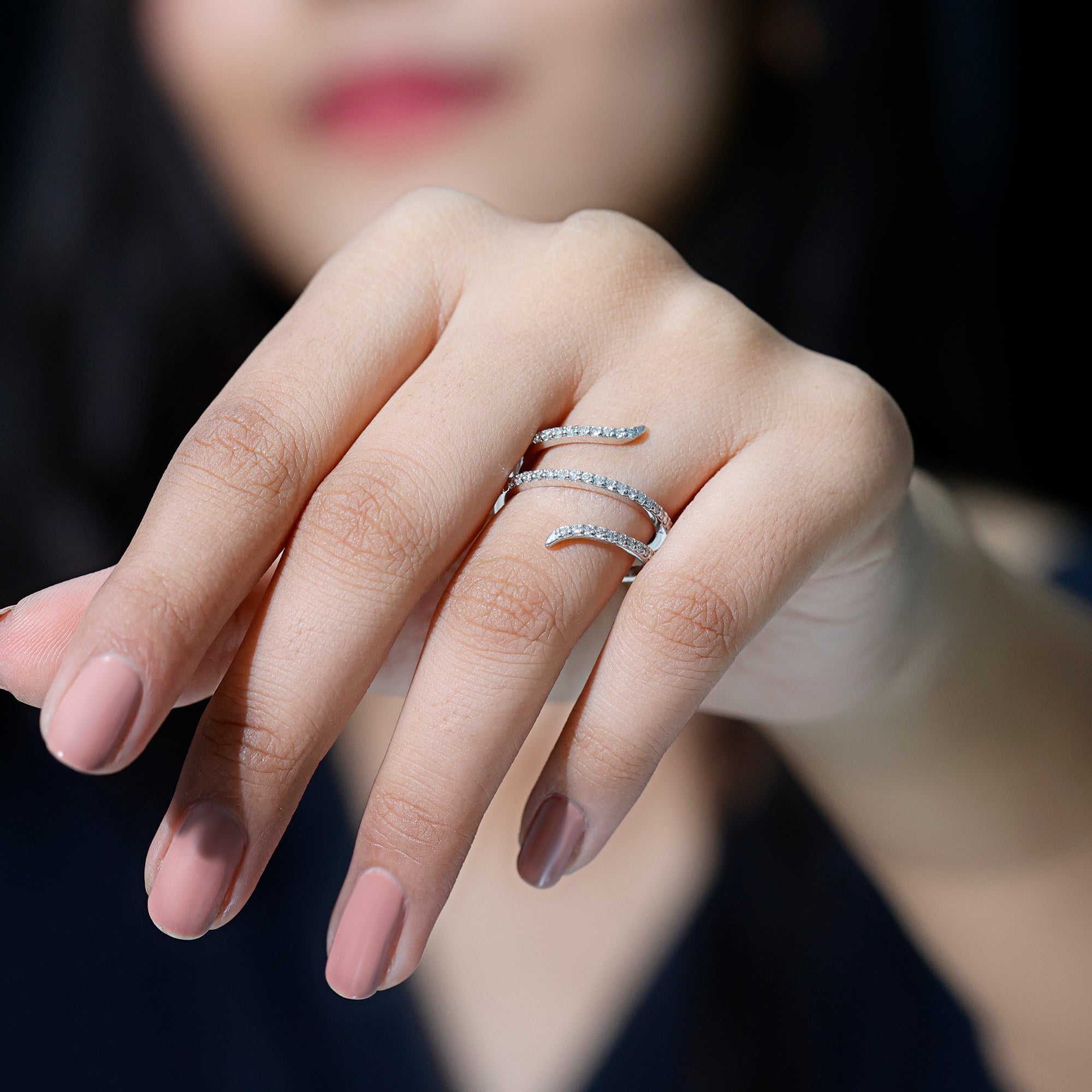 Certified Lab Grown Diamond Cocktail Ring For Women