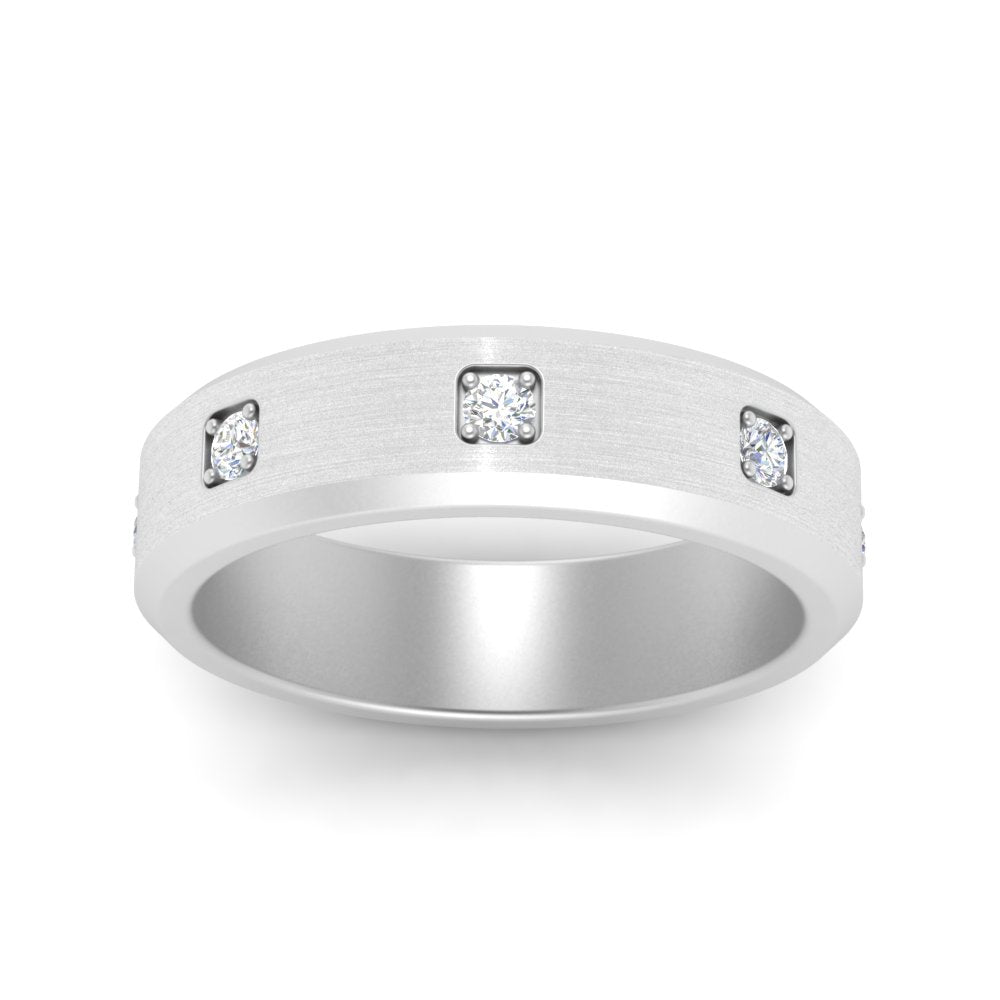 Beveled Mens Promise Ring