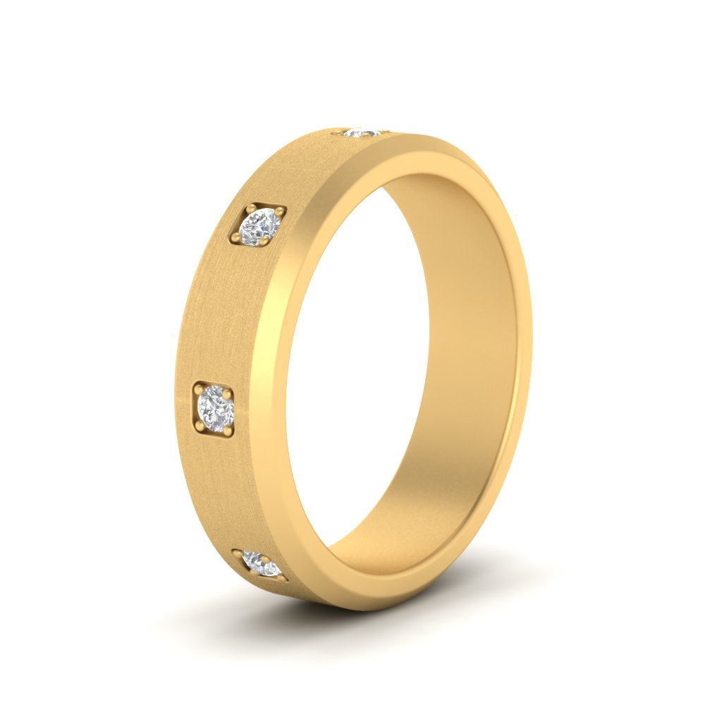 Beveled Mens Promise Ring