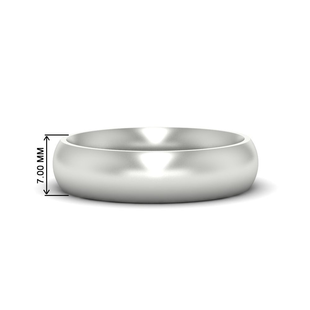Minimalist 4mm Mens Wedding Band