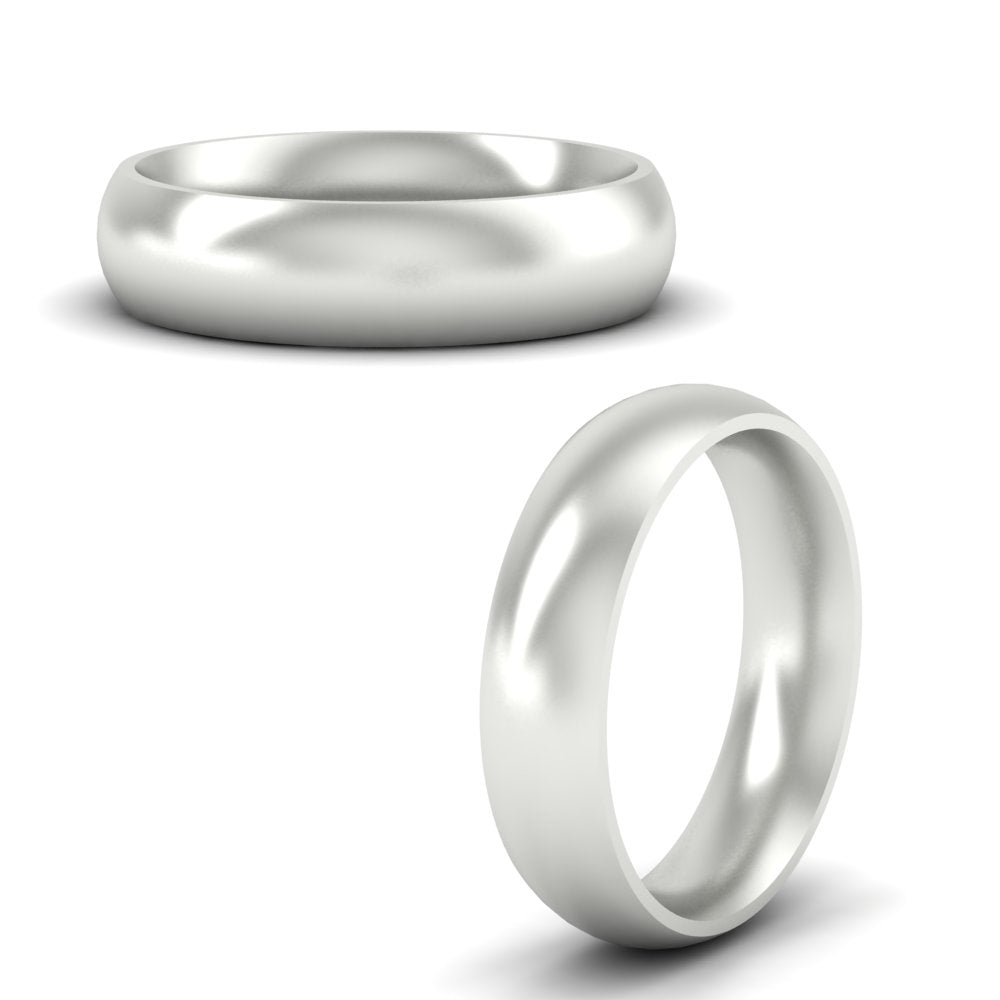 Minimalist 4mm Mens Wedding Band