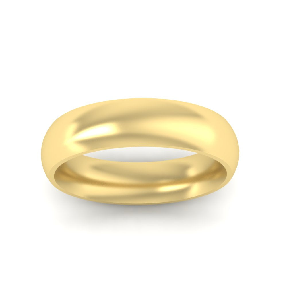 Minimalist 4mm Mens Wedding Band