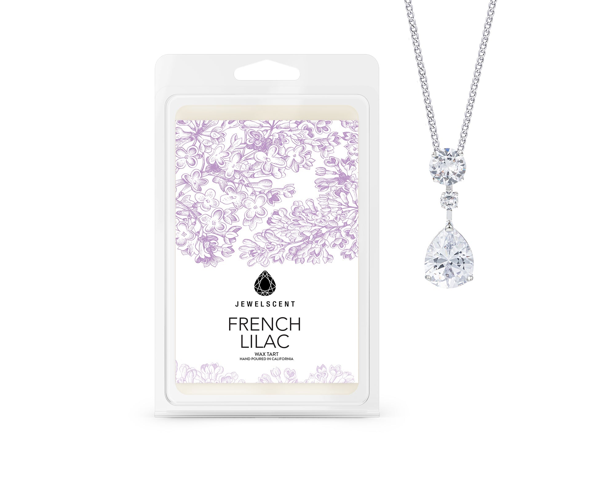 French Lilac Jewelry Wax Tart
