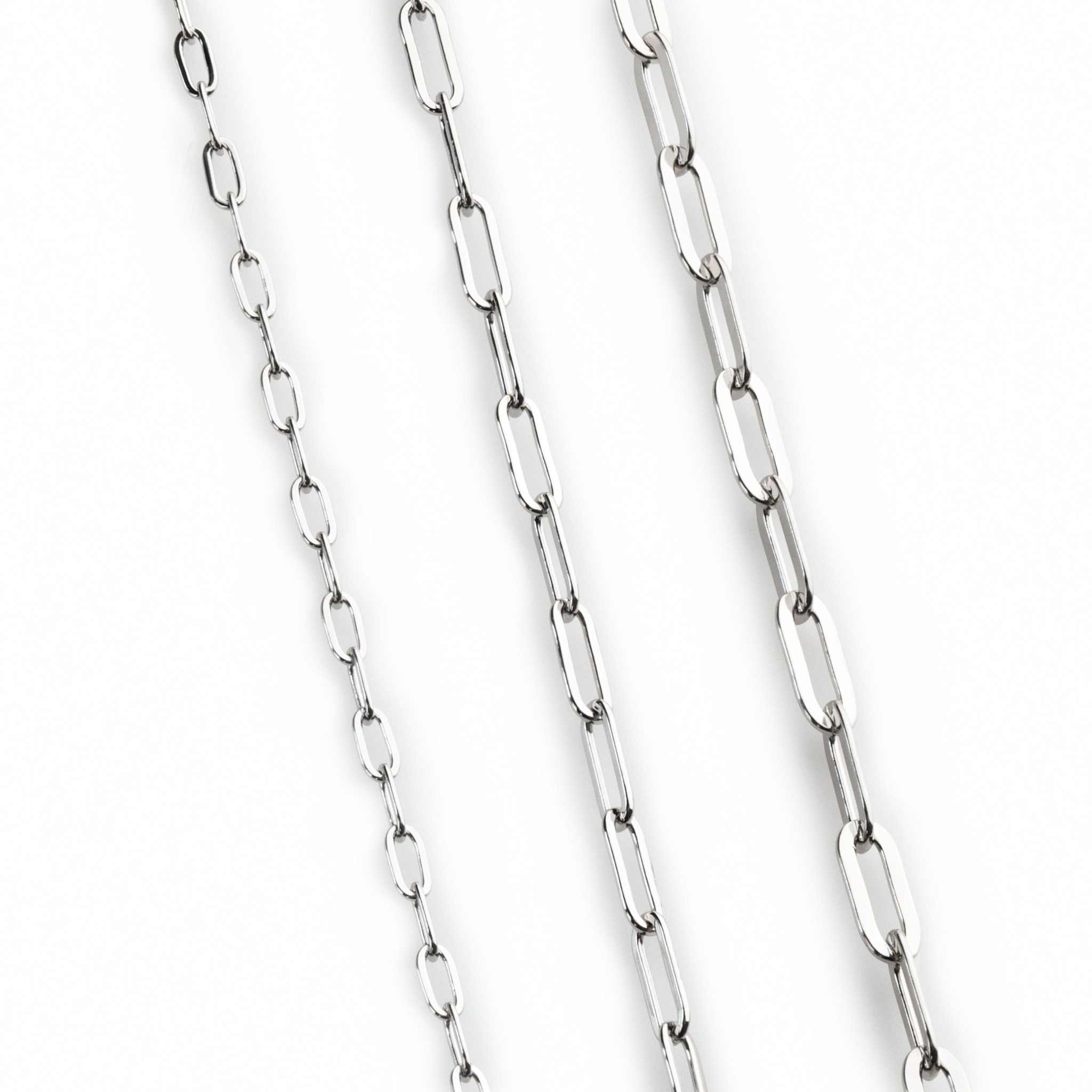 Paperclip Chain 925 Sterling Silver