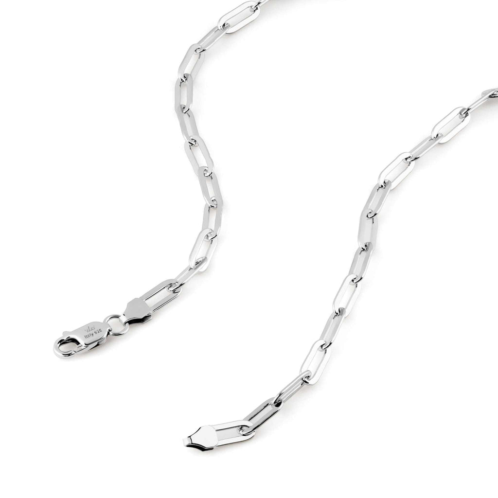 Paperclip Chain 925 Sterling Silver