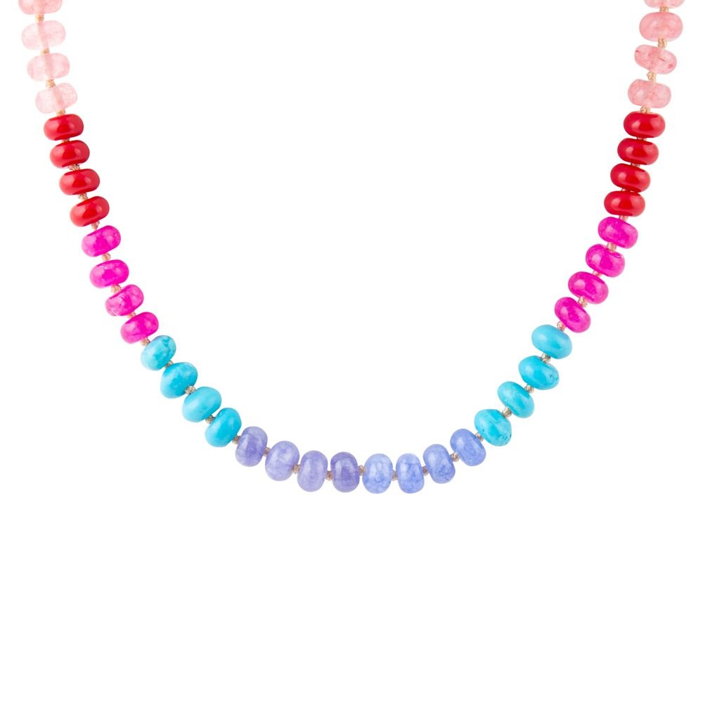 Kaleidoscope Multistone Strand Necklace