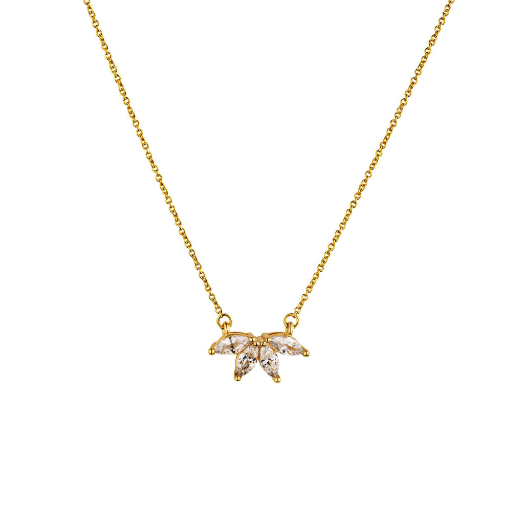 Marquise Flower Necklace