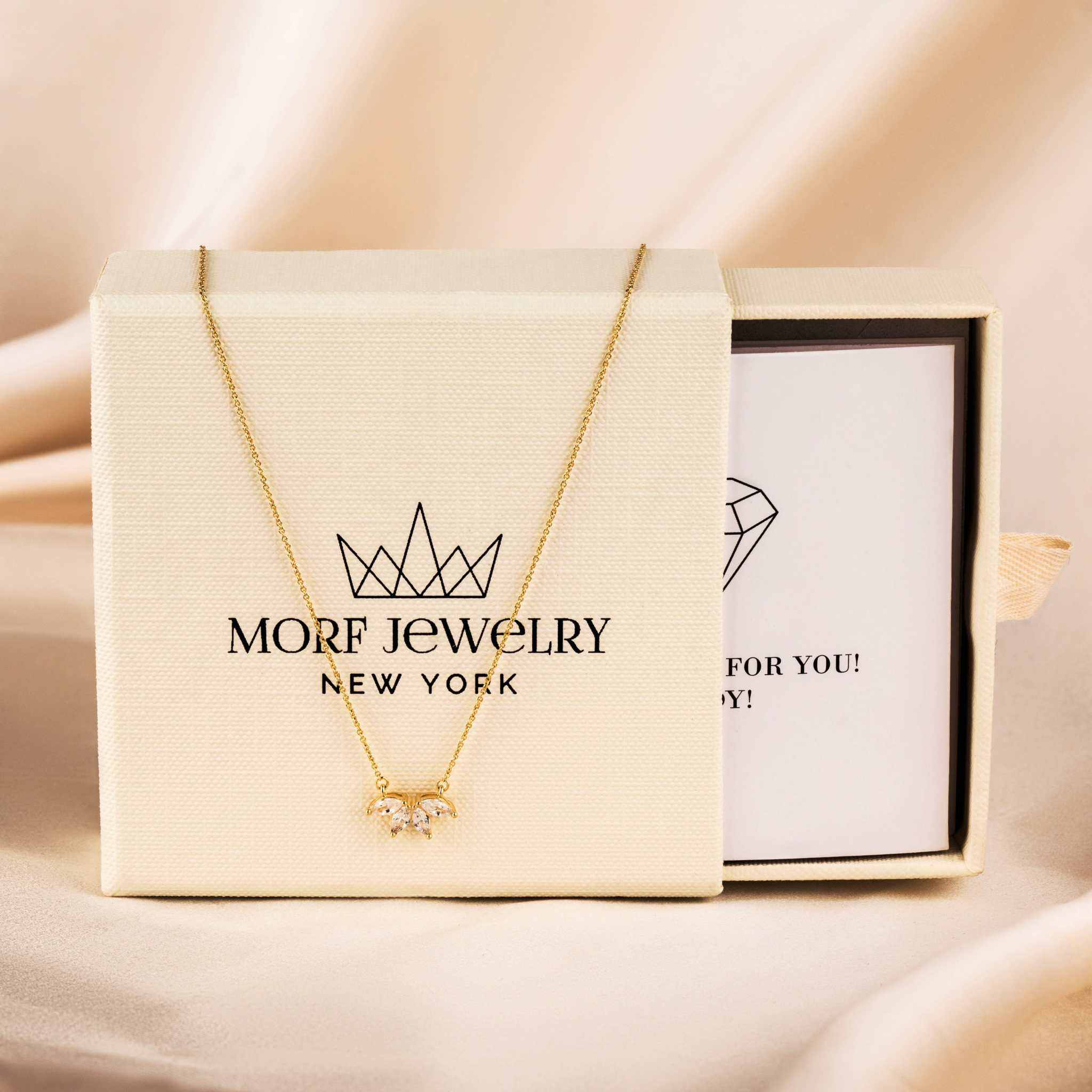 Marquise Flower Necklace