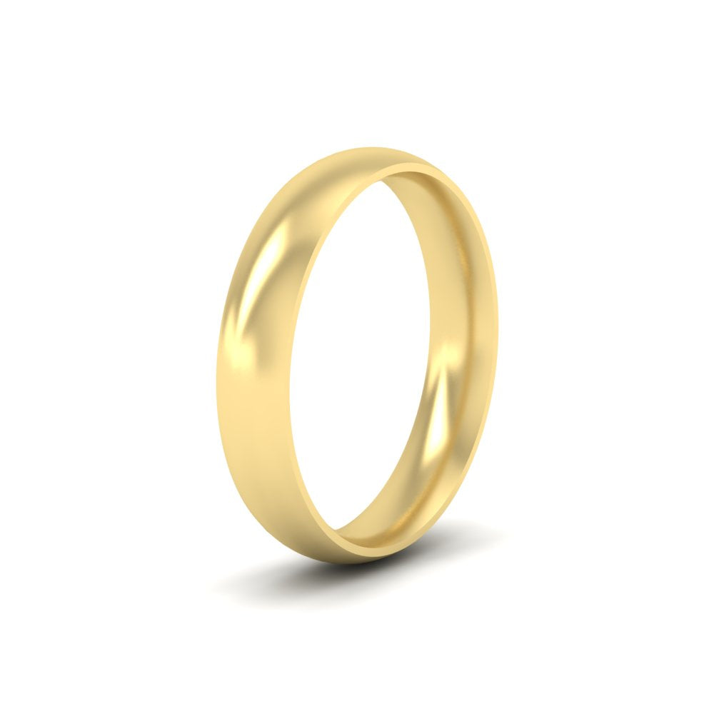 Minimalist 4mm Mens Wedding Band