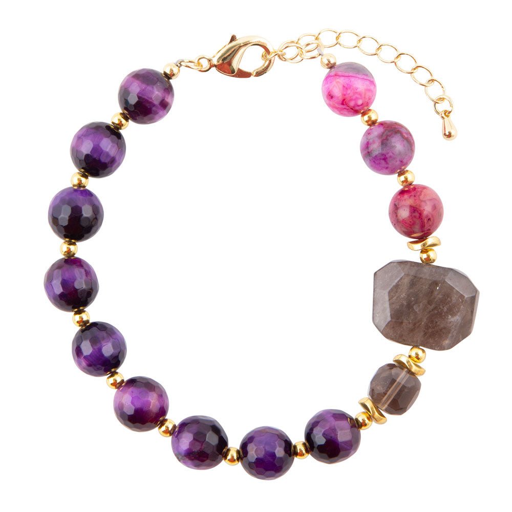 Neims Vibrant Smoky Quartz Bracelet