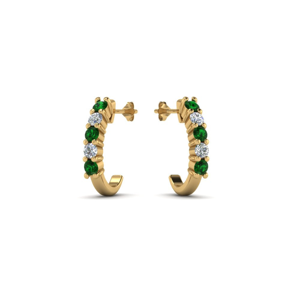 Half Huggie Hoop Earring