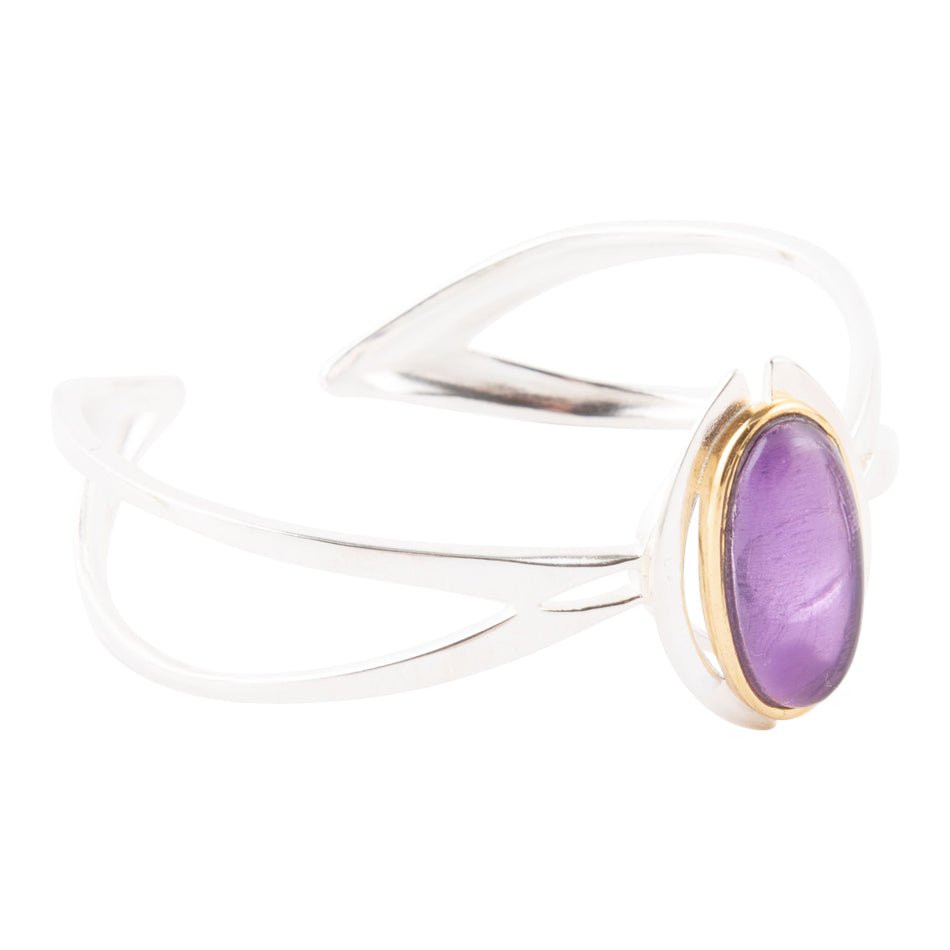 Shine Bright Amethyst Cuff Bracelet